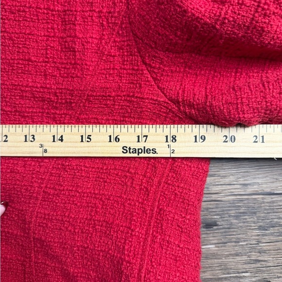 Chico's Vibrant Red Textured Blazer - Picture 8 of 8